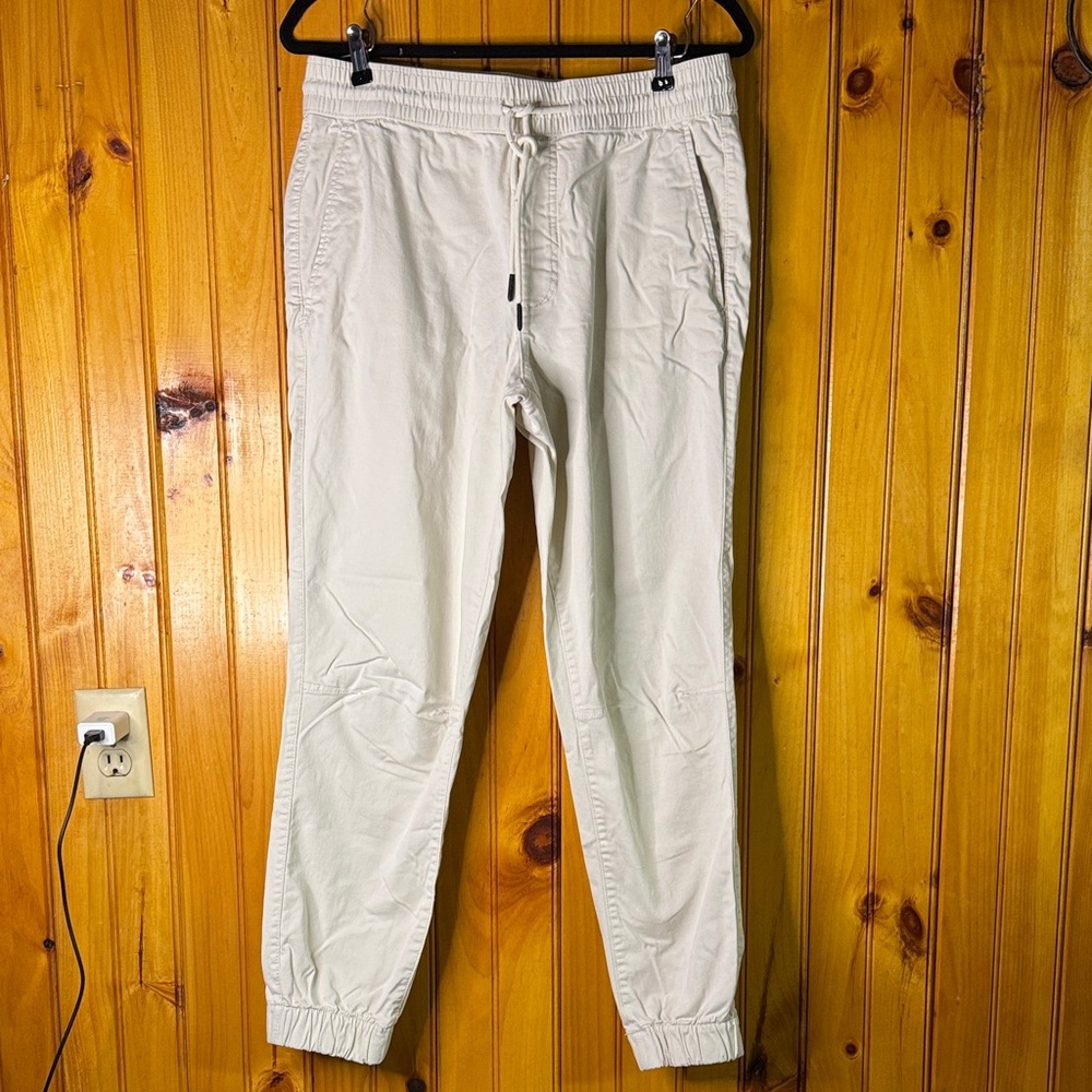 Zara Women's Cream Track/Jogger Pants